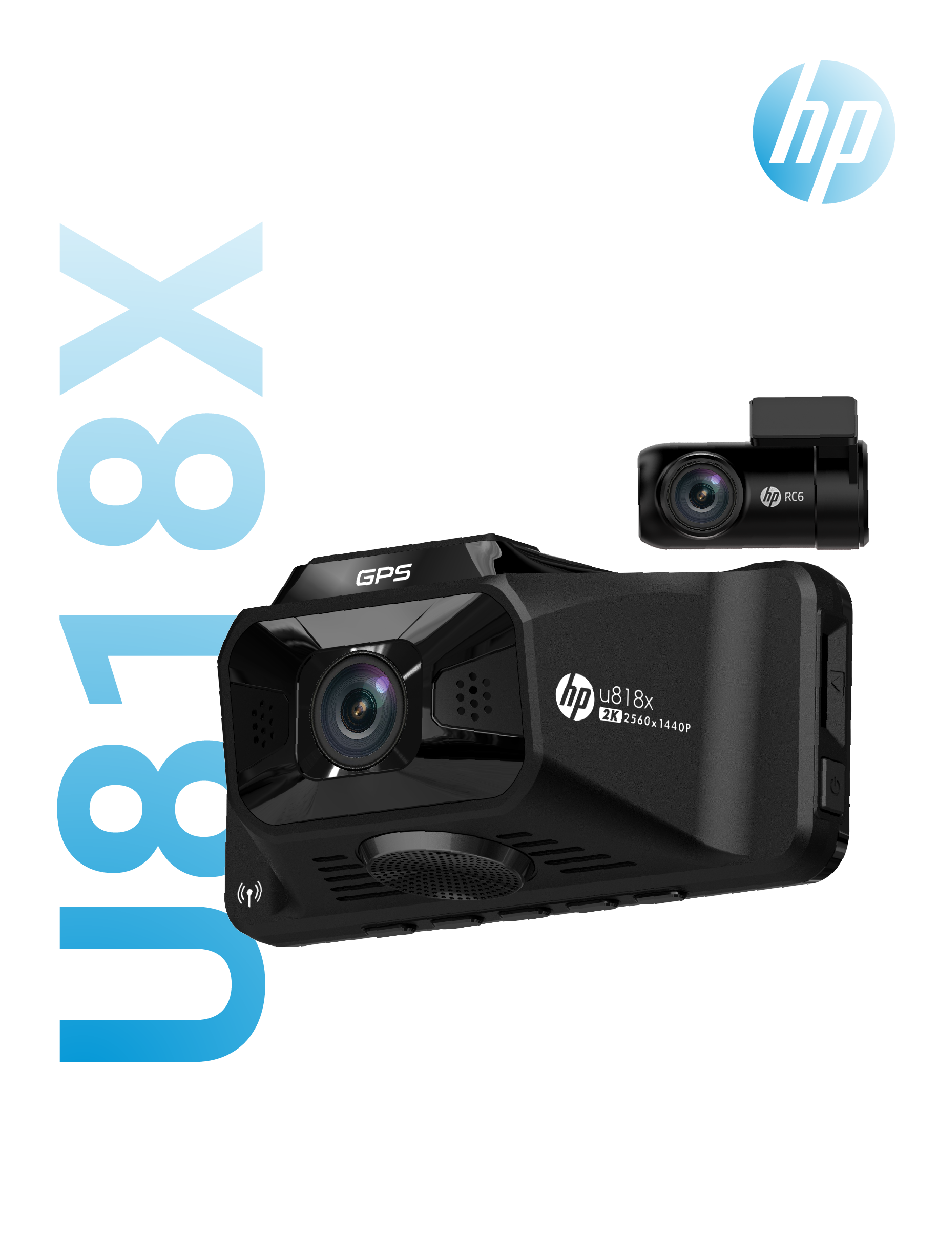 hp u818x กล้องติดรถยนต์