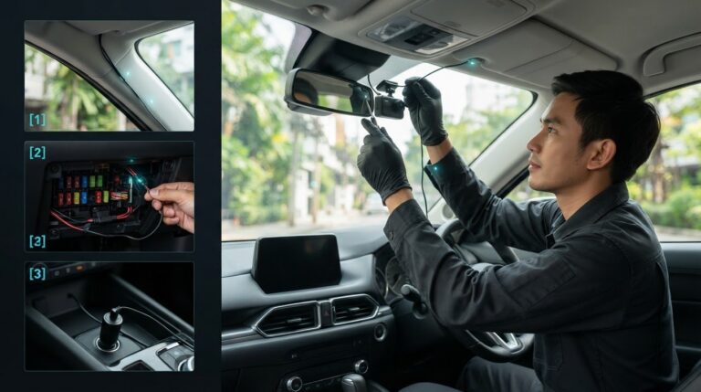คู่มือ car video recorder installation เปรียบเทียบวิธีติดตั้งกล้องติดรถยนต์ให้ปลอดภัยปี 2026