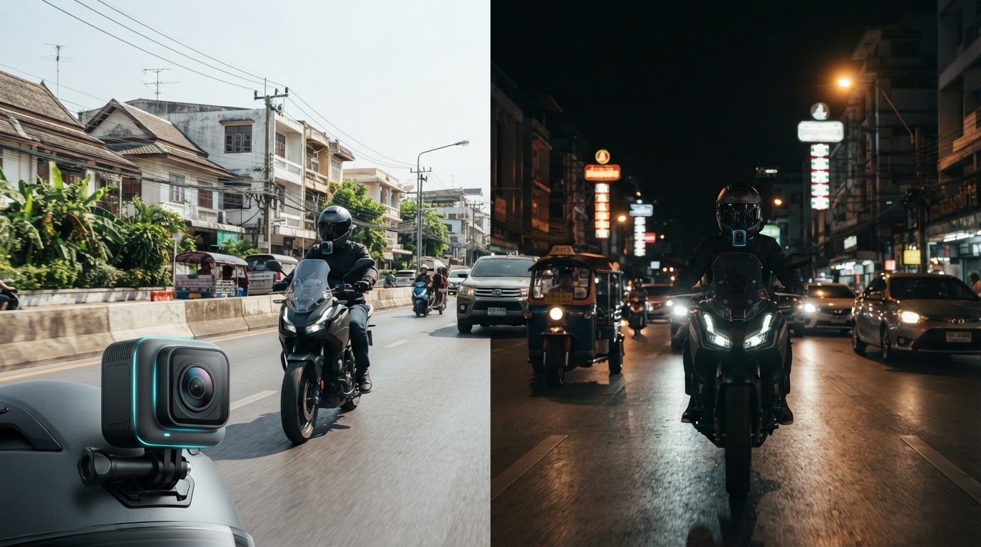 กล้องติดรถยนต์ WDR เทียบเลนส์และเซนเซอร์เพื่อเลือกภาพที่ต้องการ